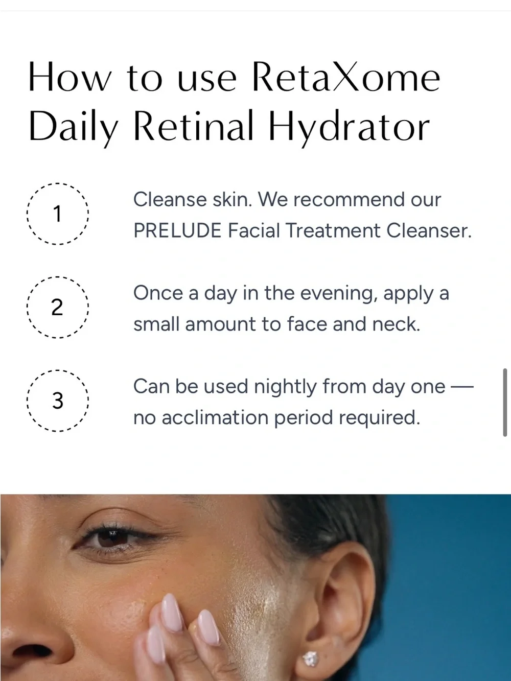 Hydrinity RetaXome Daily Retinal Hydrator Full Size 1oz 30mlAnti Aging Serum NIB